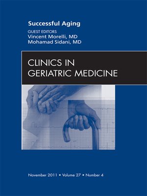 cover image of Successful Aging , an Issue of Clinics in Geriatric Medicine